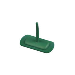Hill Brush Plastic Hook (Green)