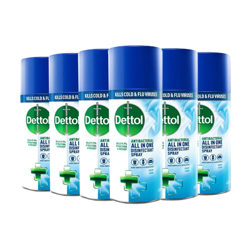Dettol All-in-One Disinfectant Spray - Crisp Linen (Pack of 6)