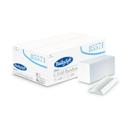 BulkySoft C Fold 2 Ply White Hand Towel