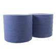 2 Ply Blue Industrial Wiper Rolls (2 x 400m)
