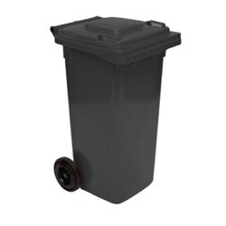 Outdoor Wheeled Bin 140ltr  - Black