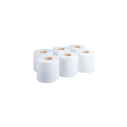 2 Ply Mini Jumbo Toilet Rolls 62mm Core 200m