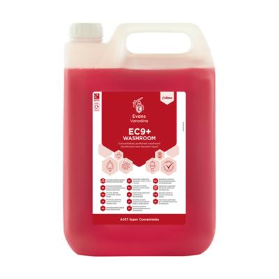 Evans EC9+ Washroom Bactericidal Cleaner & Descaler (5 Litre)
