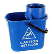 15L Recycled Professional Bucket & Wringer (Blue)