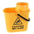 15L Recycled Professional Bucket & Wringer (Yellow)